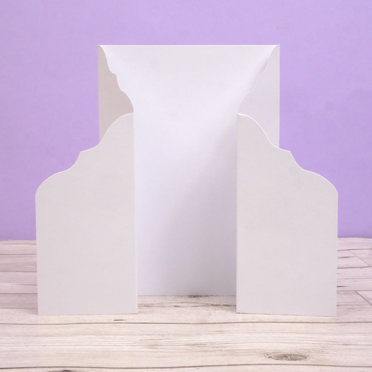 Luxury Shaped Card Blanks & Envelopes - Fancy Gatefold