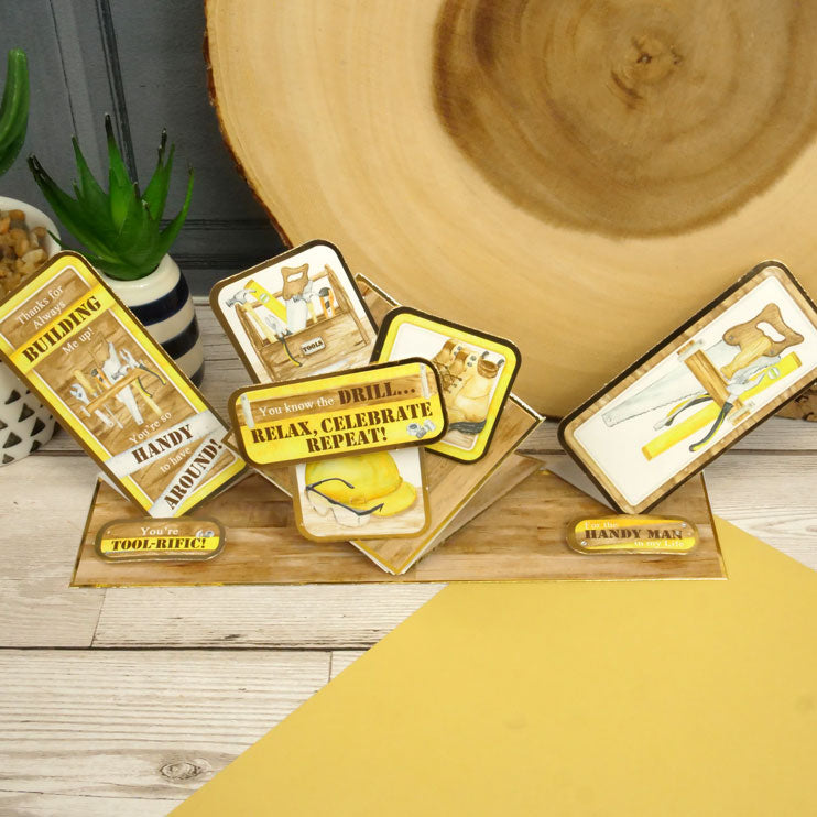 Luxury Shaped Card Blanks & Envelopes - Triple Diamond Easel