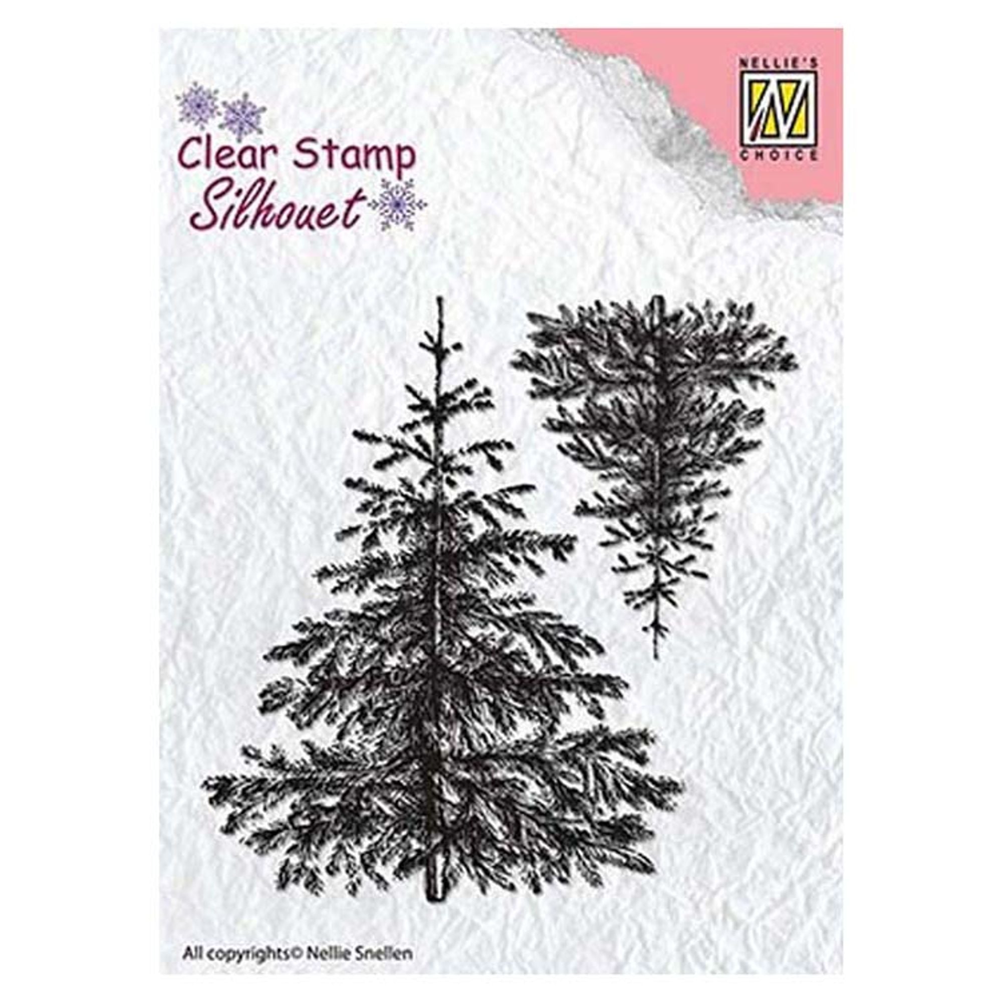 Nellie's Choice - Clear Stamp Snowflakes