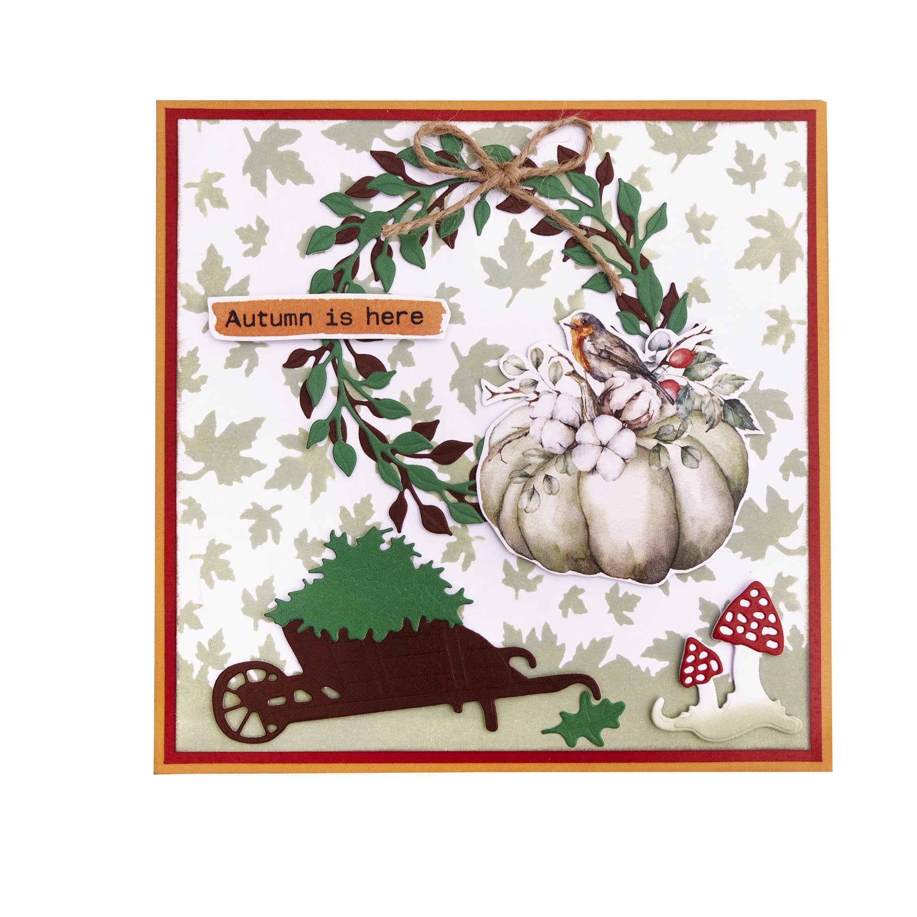 SL Cutting Die Wreath Of Leaves Beauty Of Fall 102x145mm nr.58