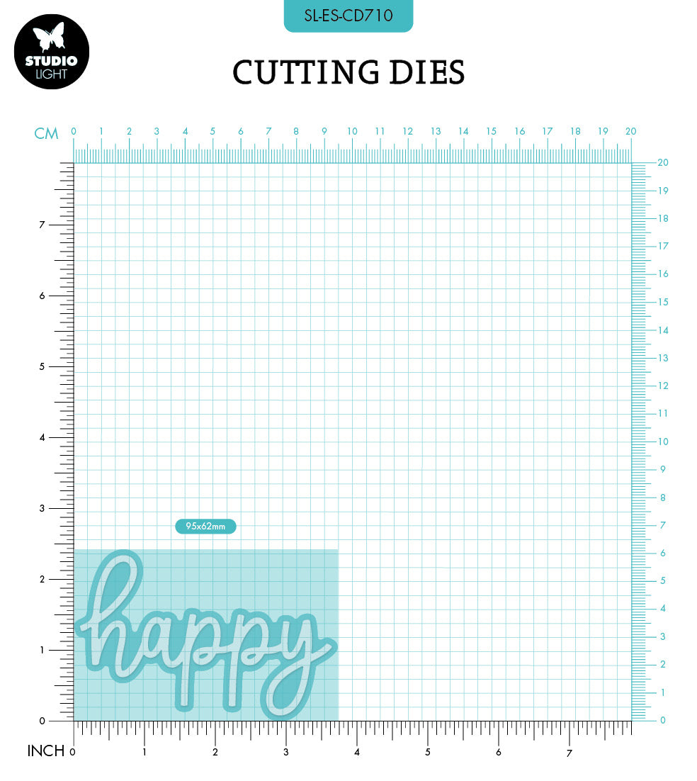 SL Cutting Die Happy Essentials 105x100x1mm 2 PC nr.710