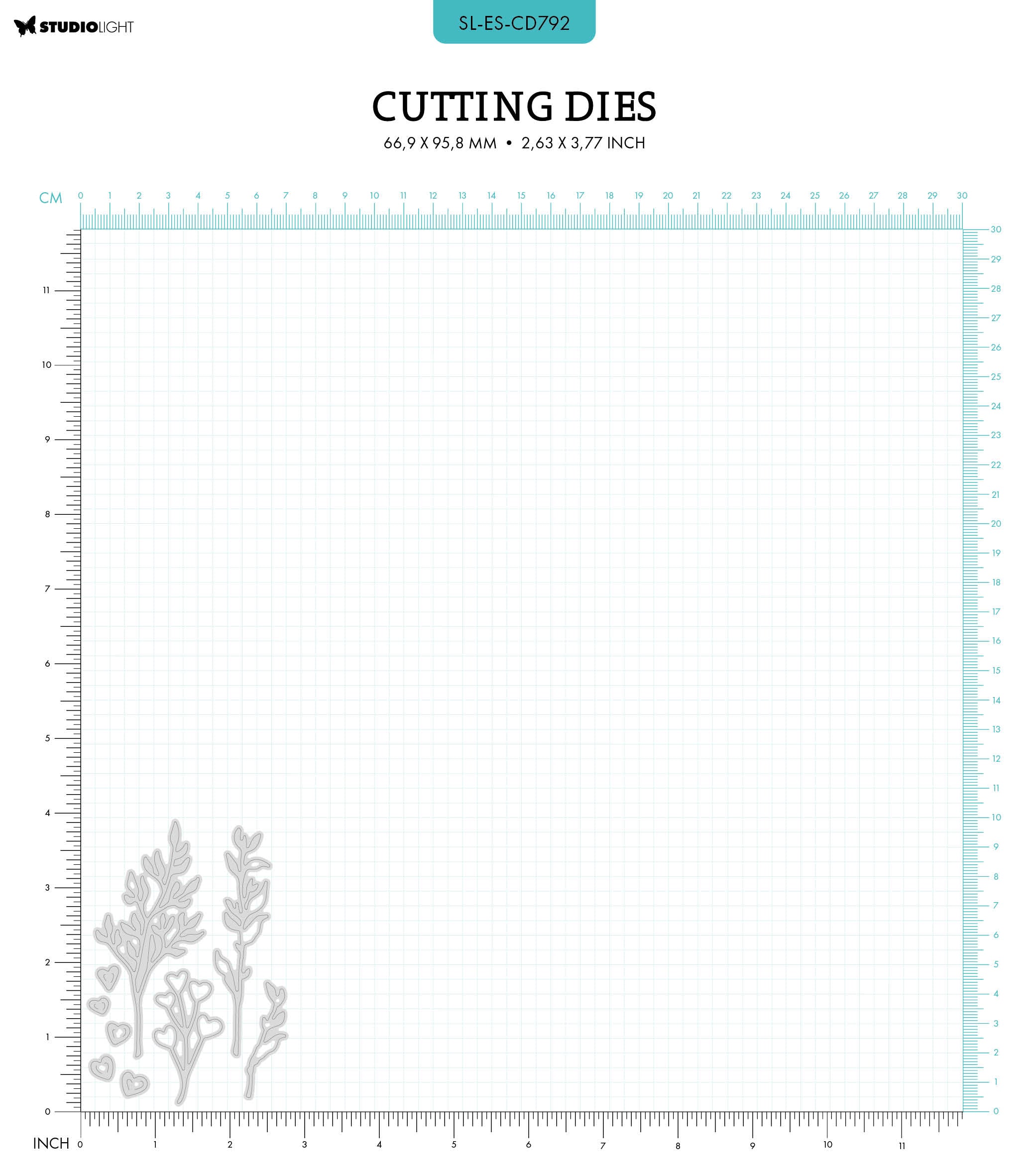 SL Cutting Die Branches Essentials 9 PC