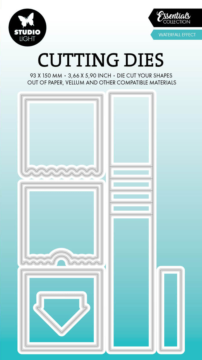 SL Cutting Dies Waterfall Effect Essentials 9 PC