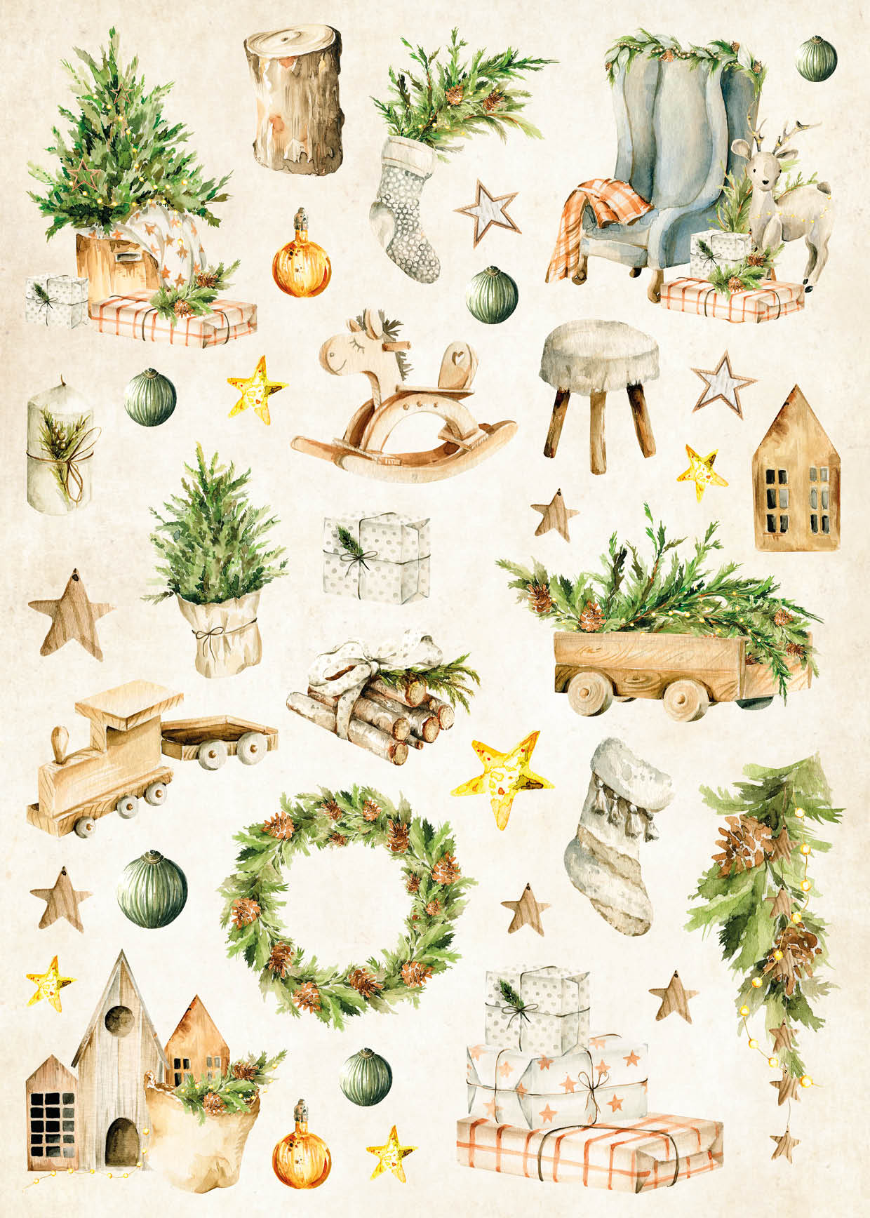 SL DIY Block Natural Christmas Essentials 297x210x9mm 32 SH nr.33