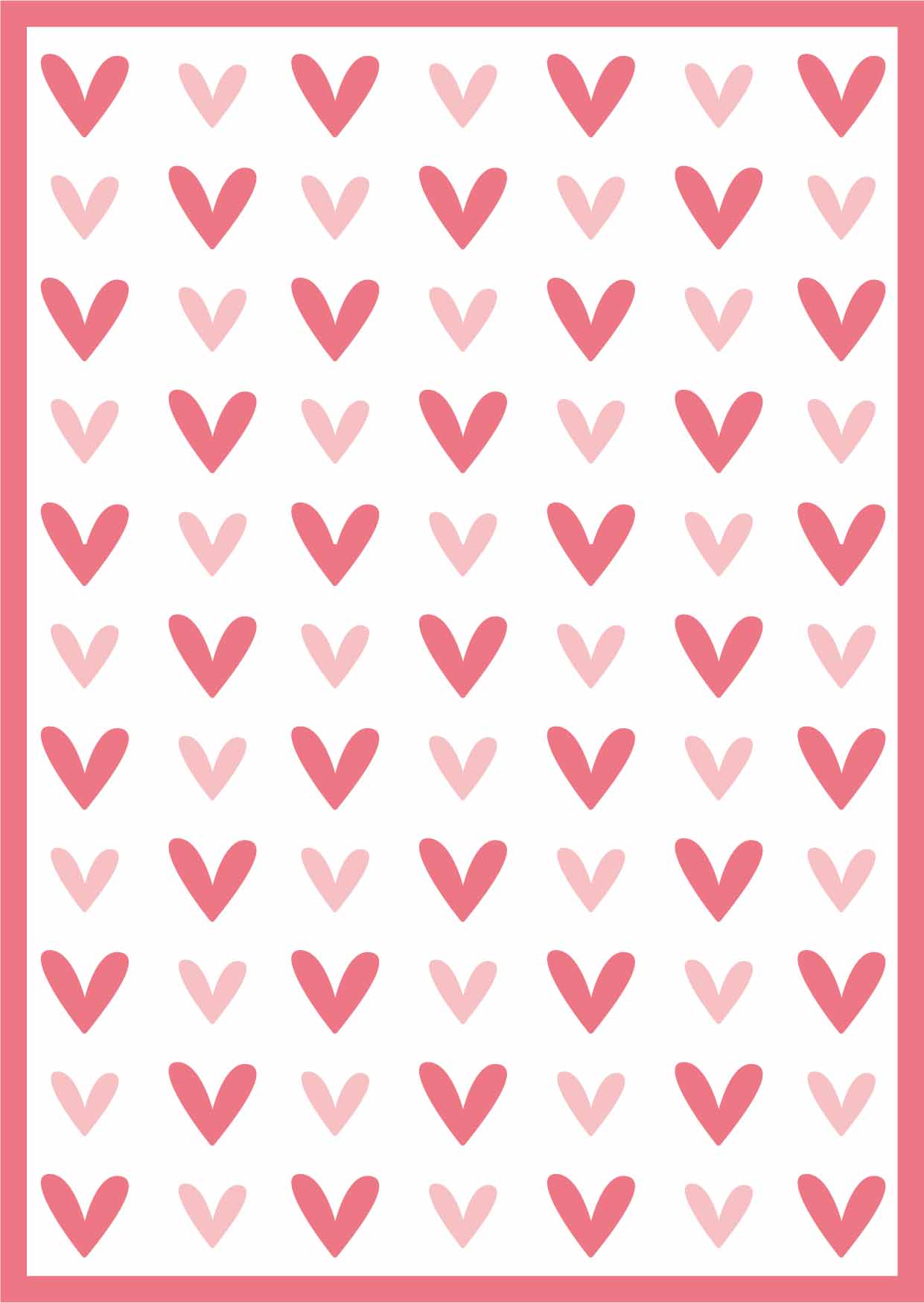 SL Mask Heart Pattern Essentials 150x210x1mm 1 PC nr.175