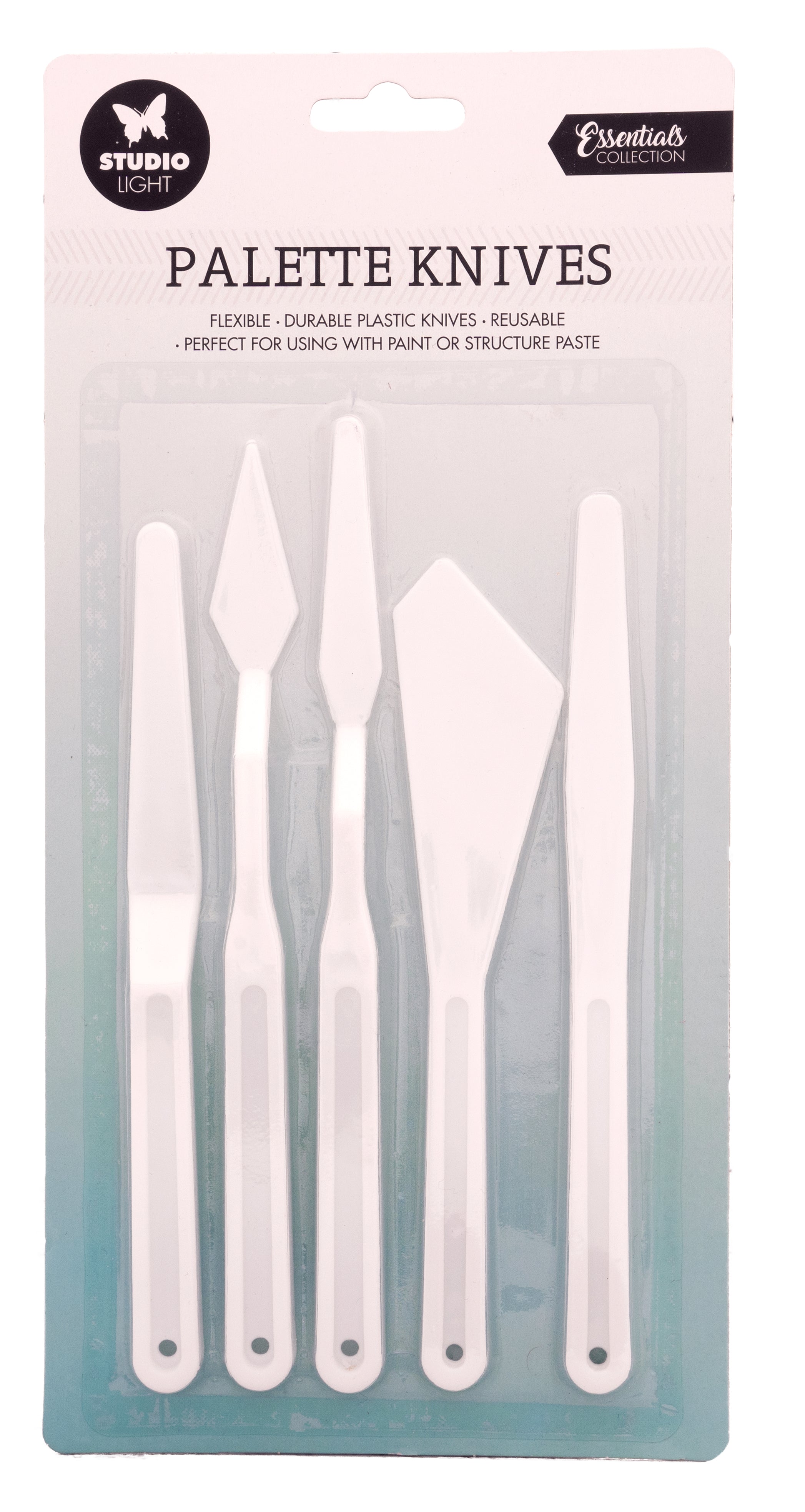 SL Spatulas Assortment Set Essential Tools 240x130x12mm 5 PC nr.01