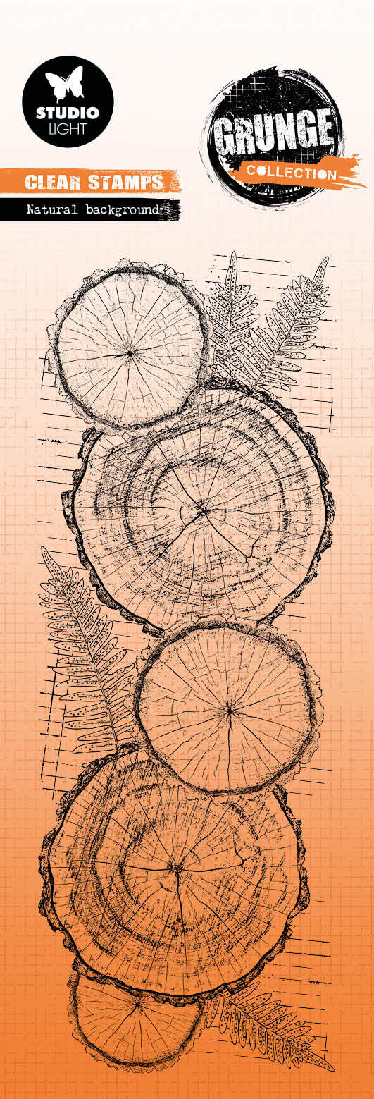 SL Clear Stamp Natural Background Grunge Collection 1 PC