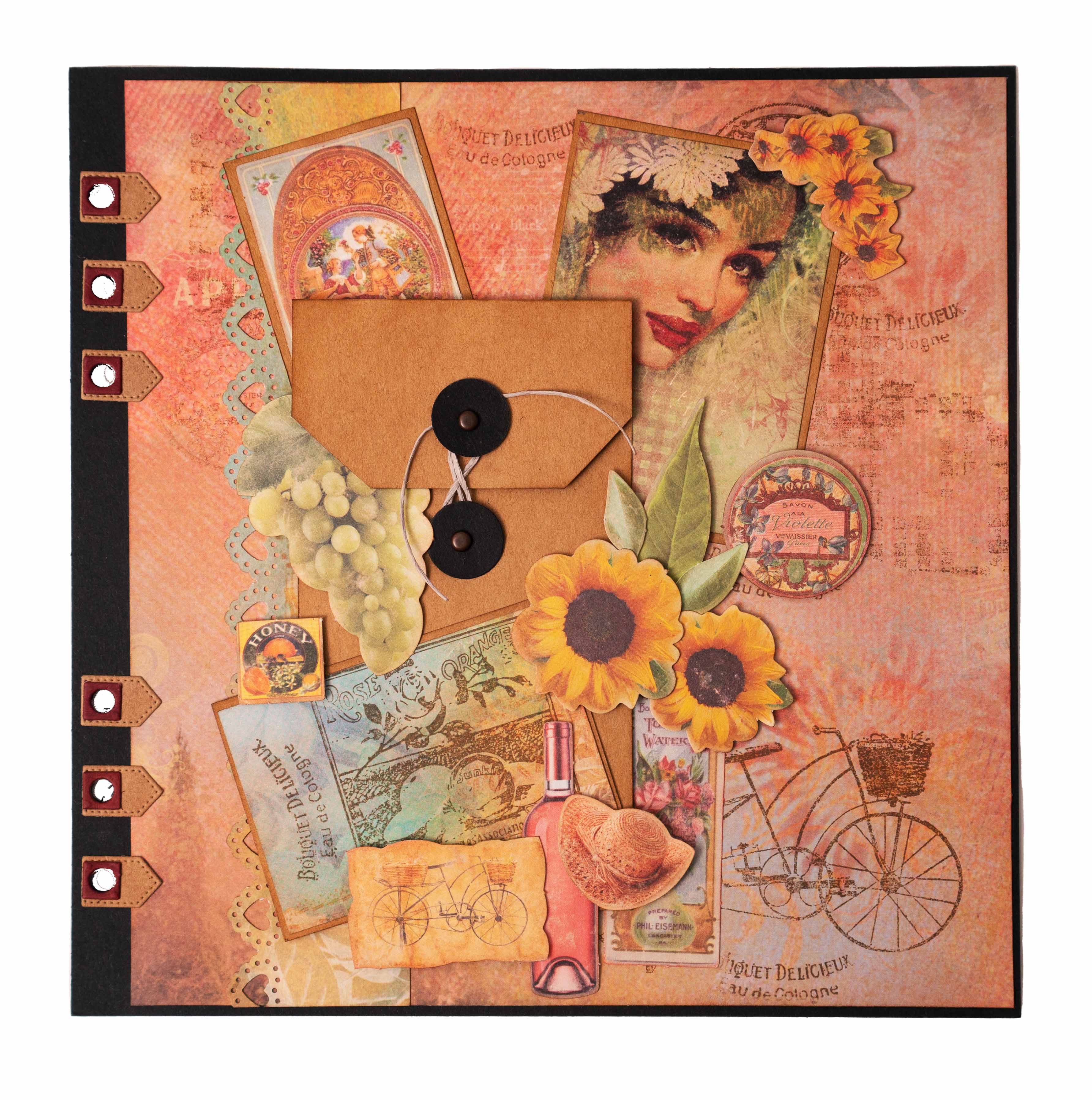 SL Clear Stamp Sunflower Silhouette Sunflower Kisses 89x135x3mm 5 PC nr.439