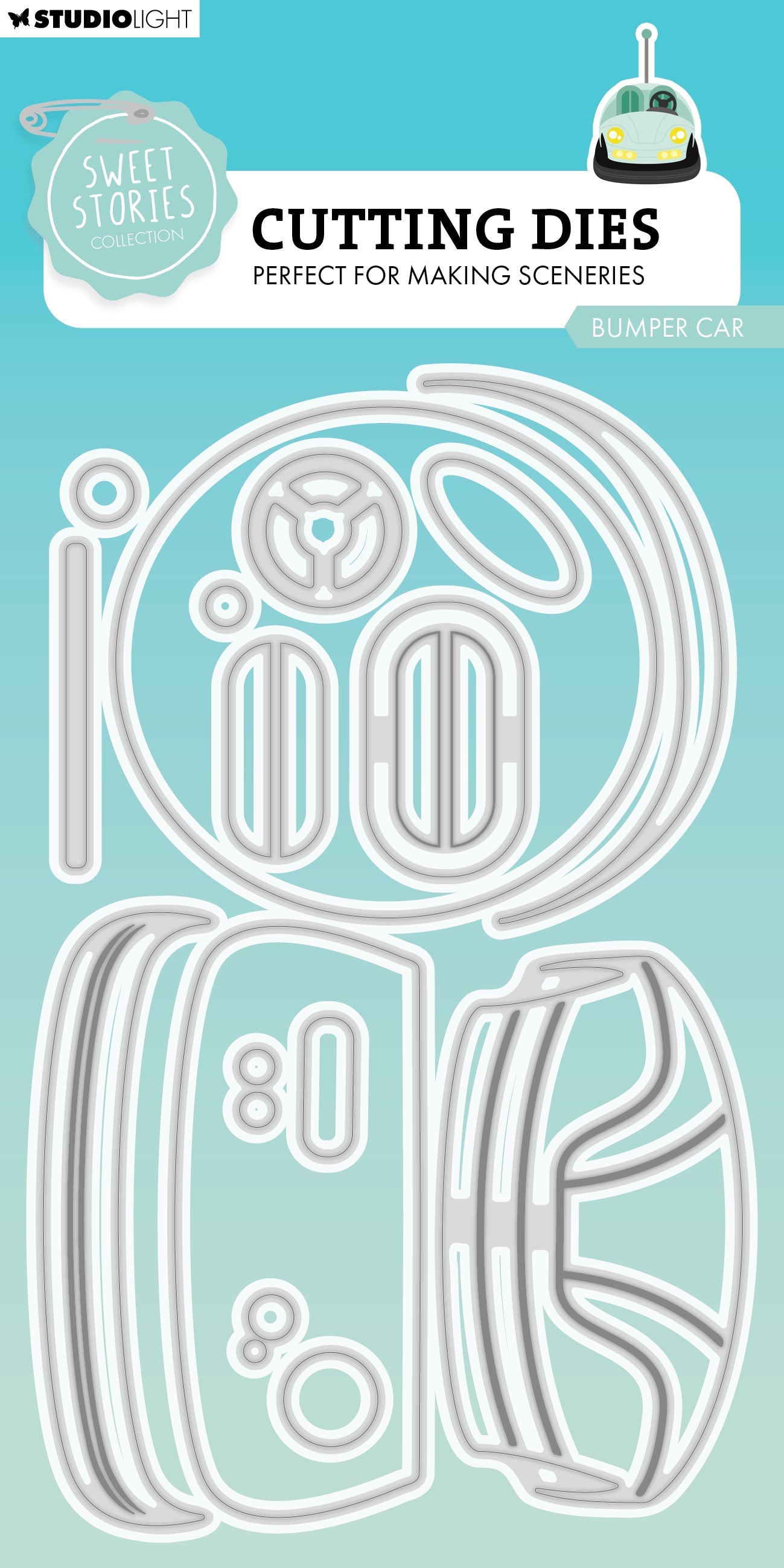 SL Cutting Die Bumper Car Sweet Stories 16 PC