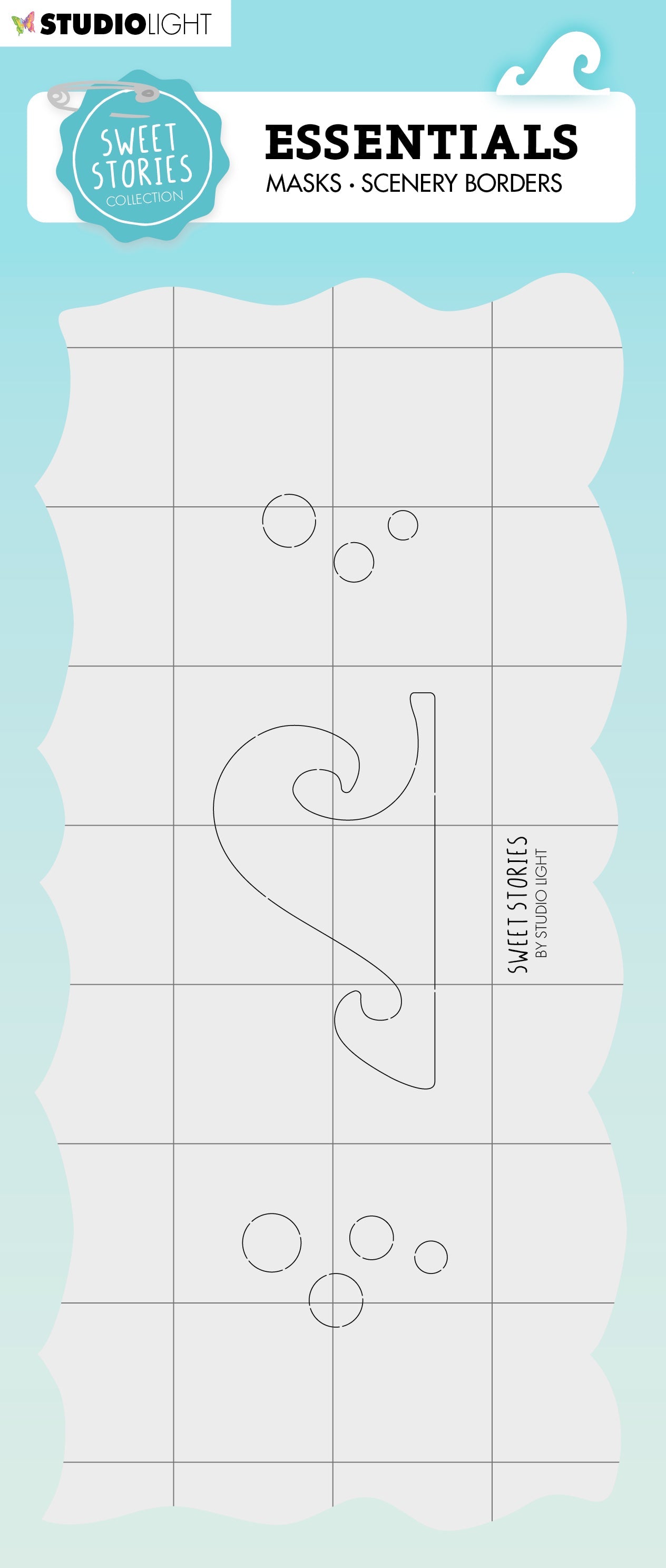 SS Mask Water Scene Sweet Stories 150x210x1mm 1 PC nr.122