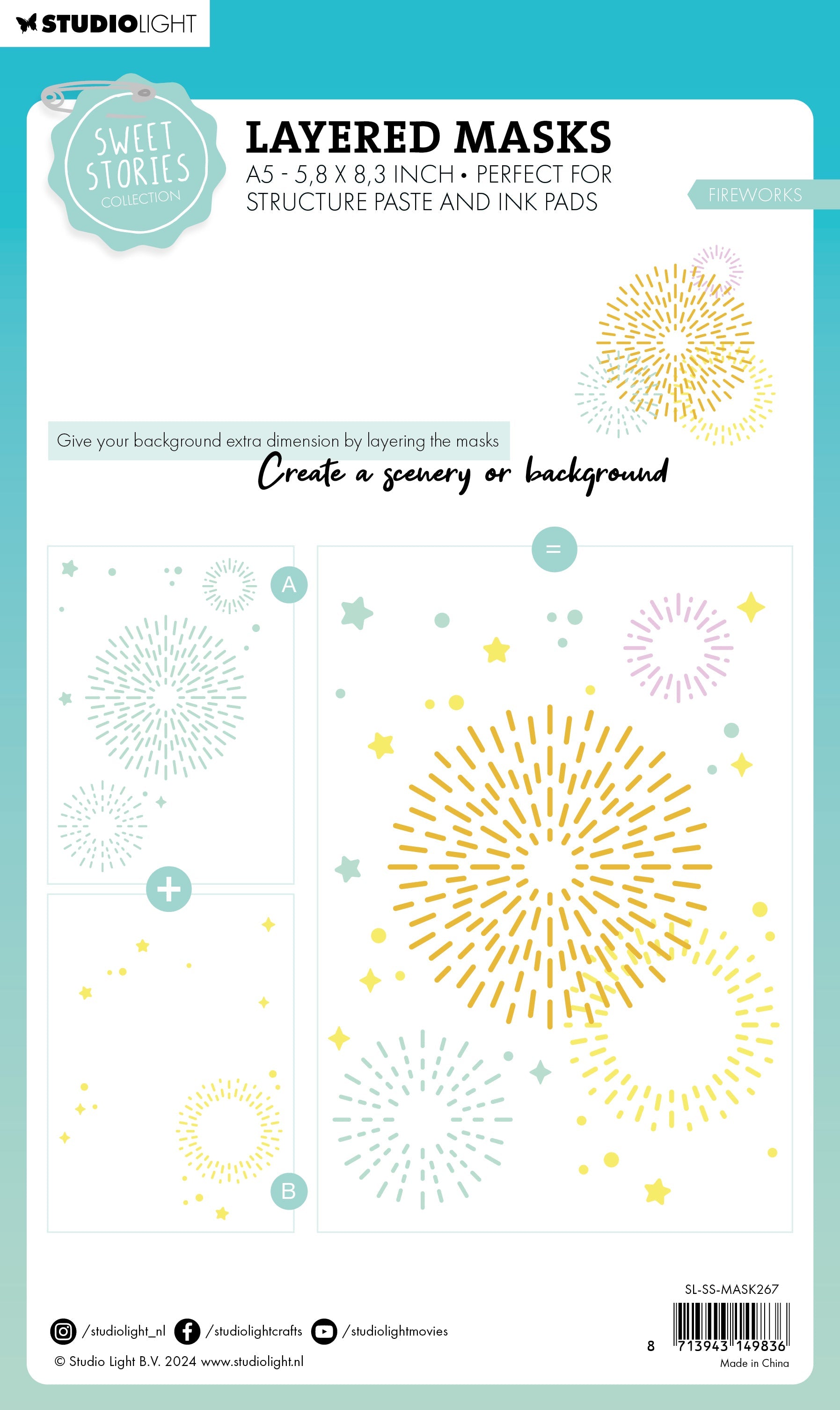 SL Mask Fireworks Sweet Stories 1 SH