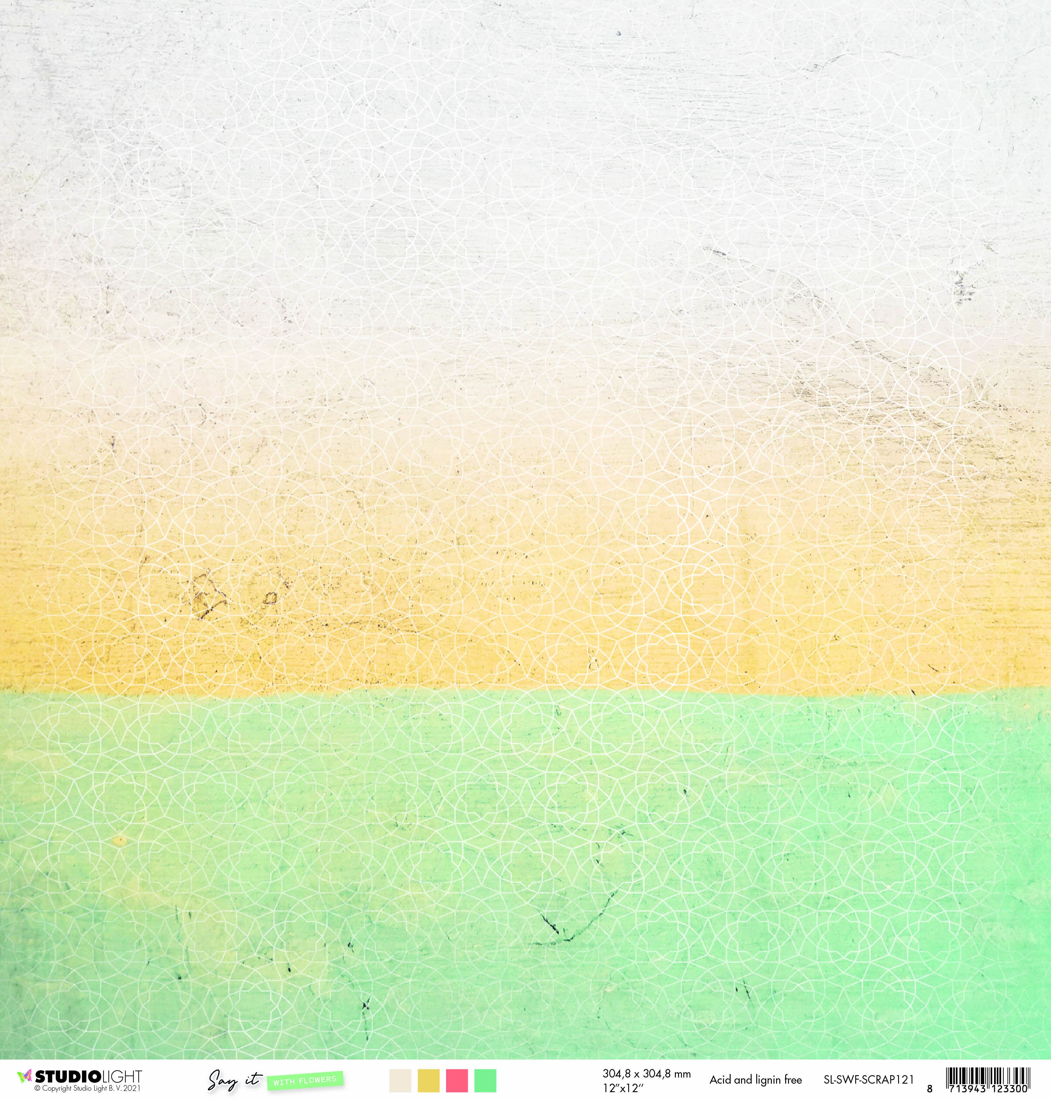 Scrap Say it with Flowers 305x305mm nr.121