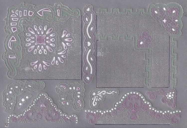 Ecstasy Crafts Exclusive Templates Large -Corners and Edges