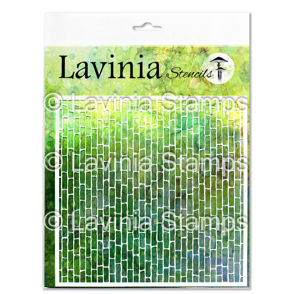 Lavinia Stencil - Red Brick