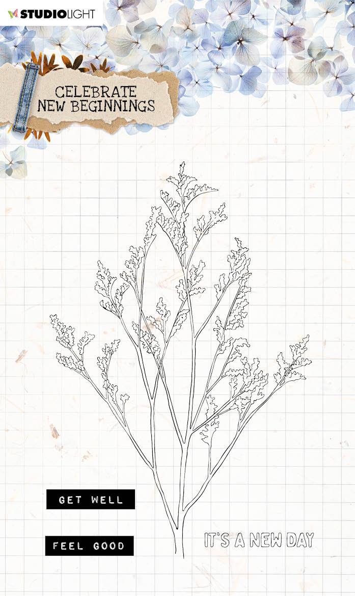 Clear Stamp Celebrate New Beginnings 105x148mm nr.514