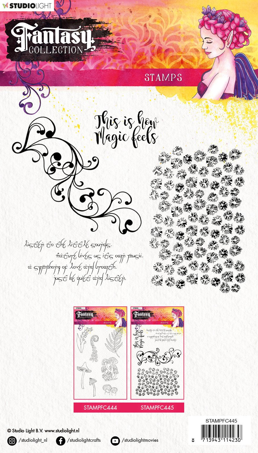 Stamp A5 Element, Fantasy Collection 2.0 nr. 445