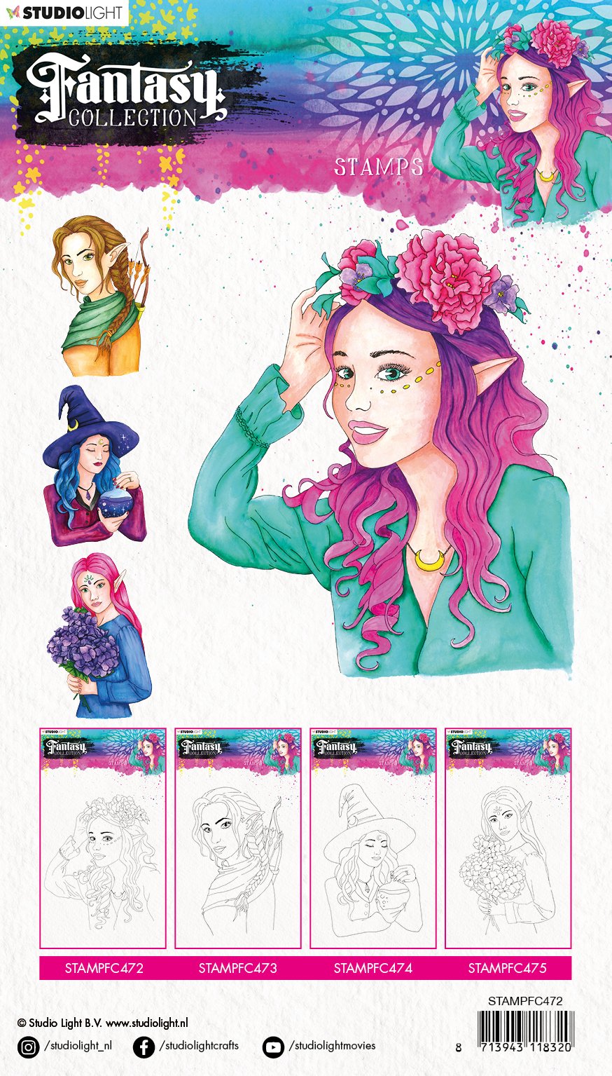 Stamp A5 Fairy, Fantasy Collection 3.0 nr.472