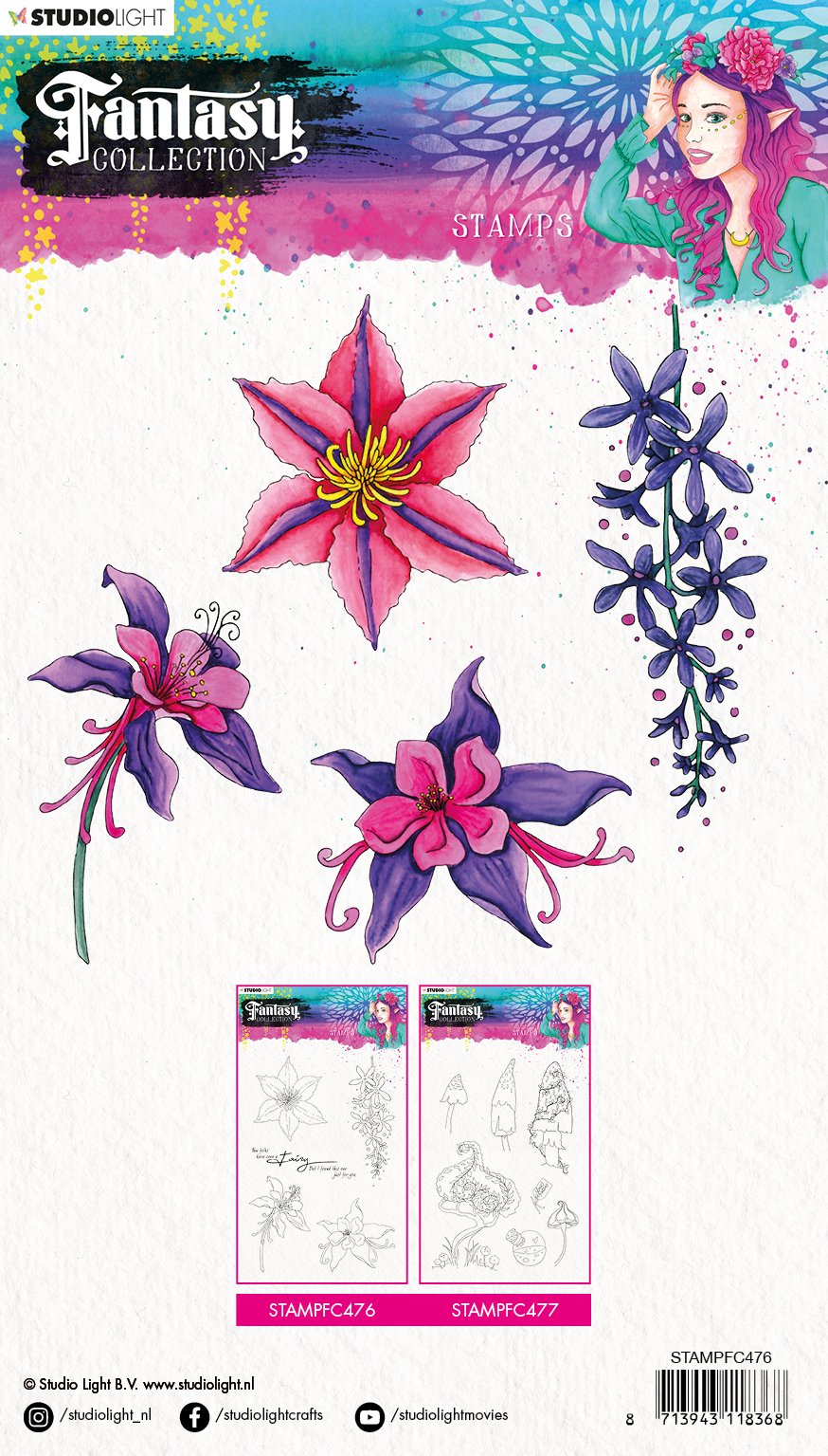 Stamp A5 Element, Fantasy Collection 3.0 nr.476