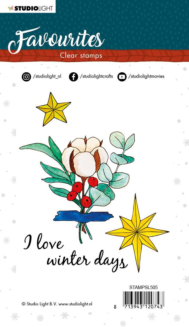 Clear Stamp Winter's Favourites 105x148mm nr.505