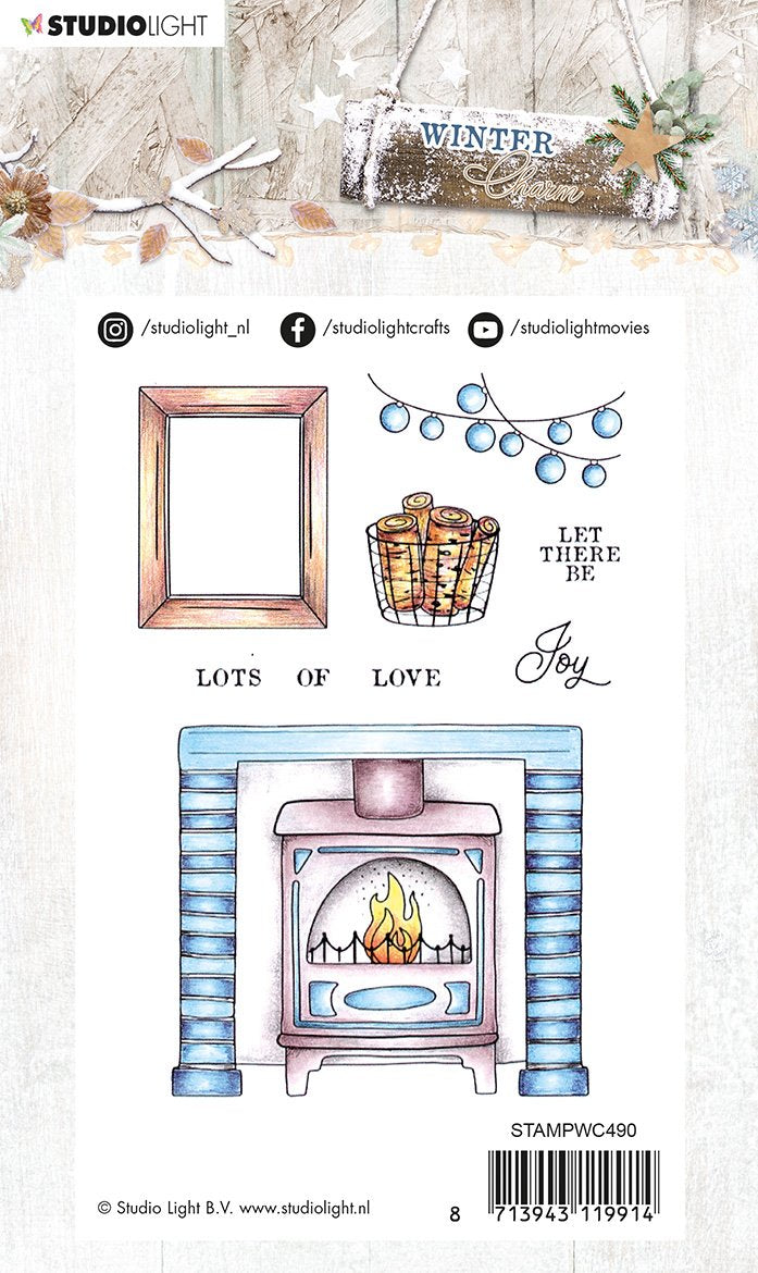 SL Clear Stamp Winter Charm 105x148mm nr.490