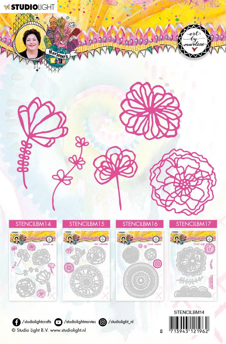 Art by Marlene Cutting & Embossing Die Doodle Up Marlene’s World nr.14