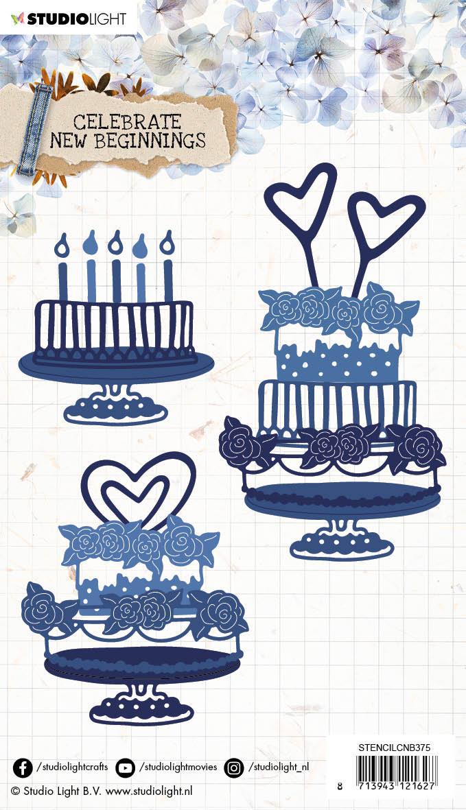 Cutting & Embossing Die Celebrate New Beginnings 100x125mm nr.375