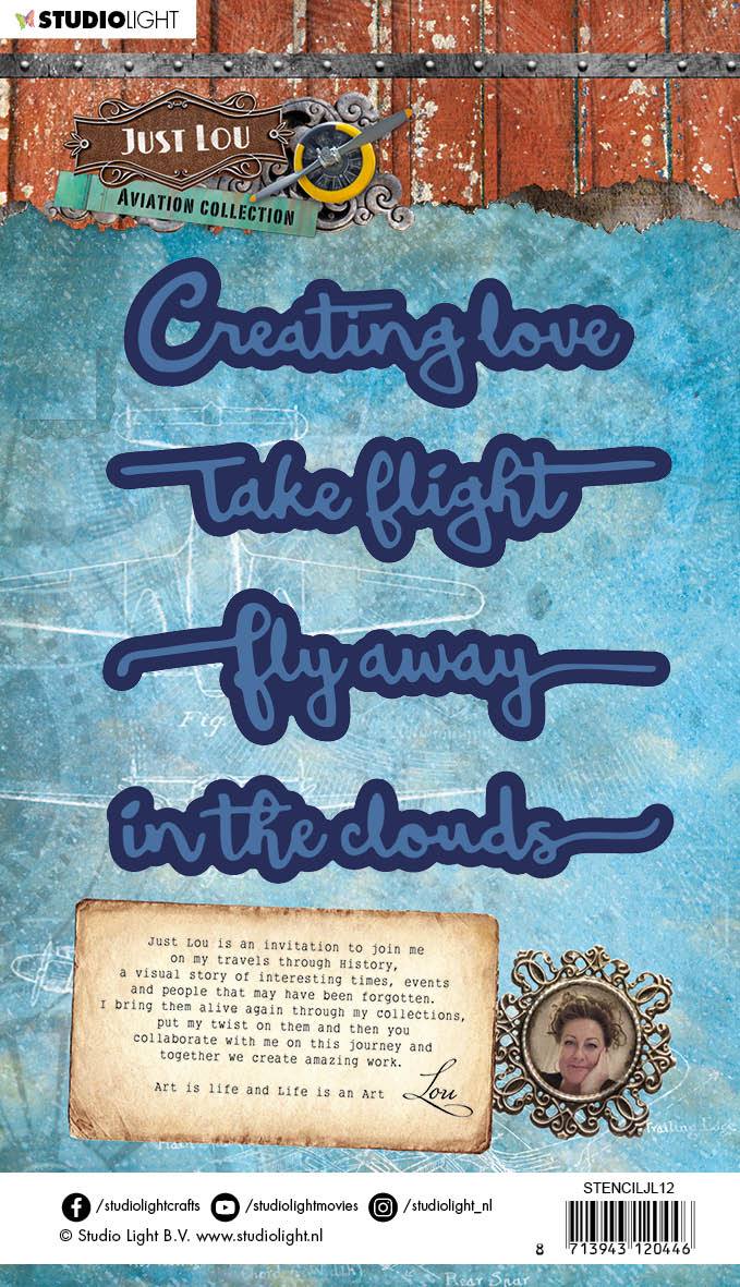 JL Cutting & Embossing Die Aviation Collection 100x118mm nr.12