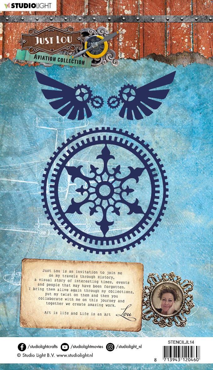 JL Cutting & Embossing Die Aviation Collection 98x137mm nr.14