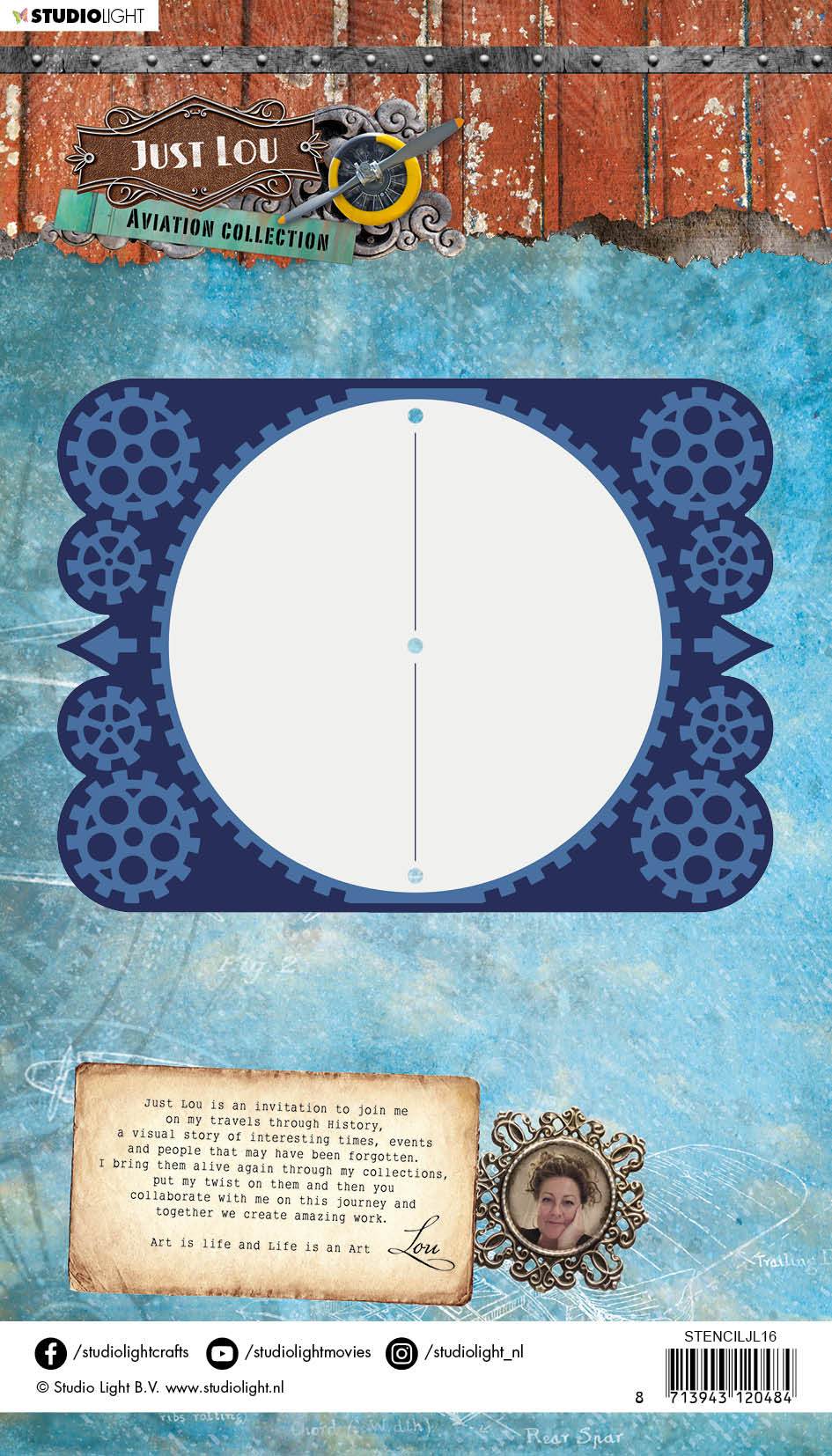 JL Cutting & Embossing Die Aviation Collection 146x195mm nr.16