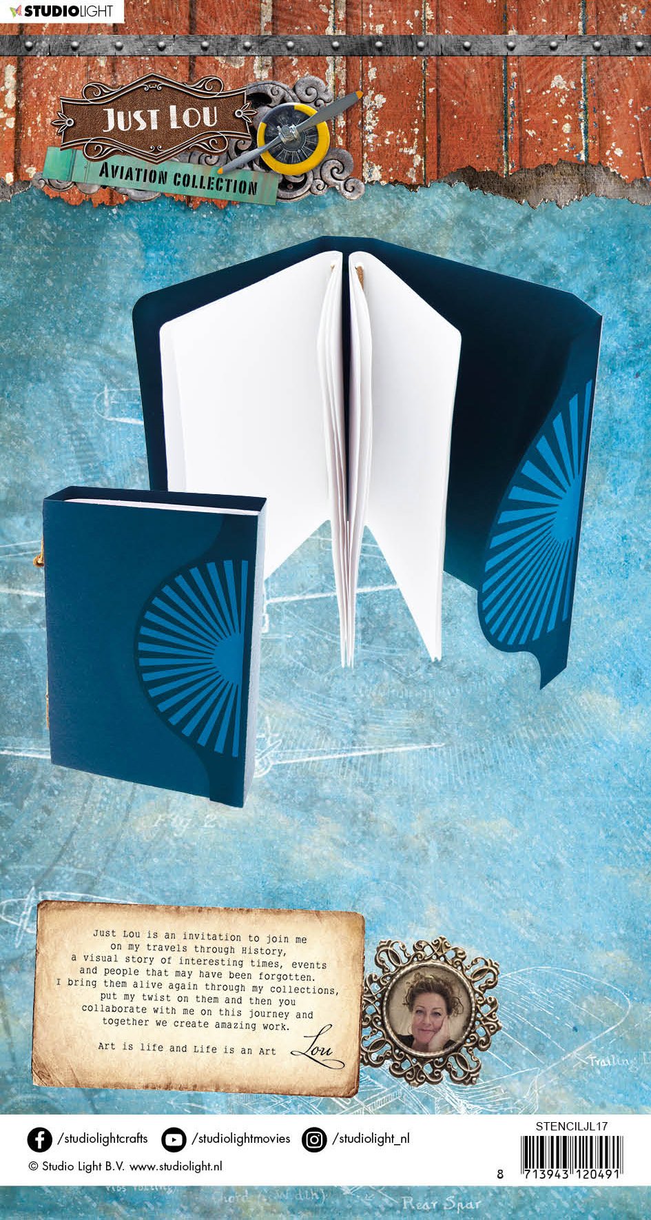 JL Cutting & Embossing Die Aviation Collection 150x275mm nr.17