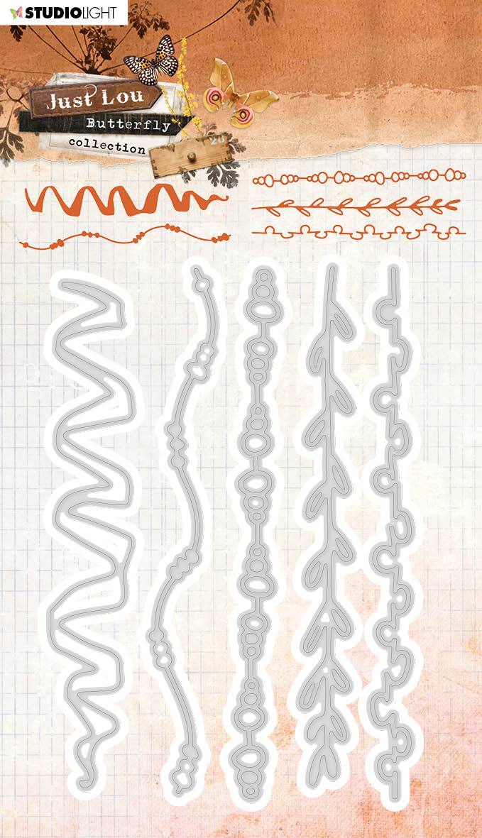 Just Lou Cutting & Embossing Die Butterfly Collection 88x128mm nr.20