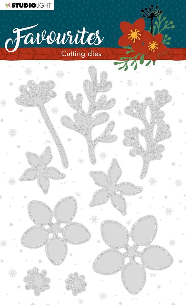 Cutting Die Winter's Favourites 110x118mm nr.332