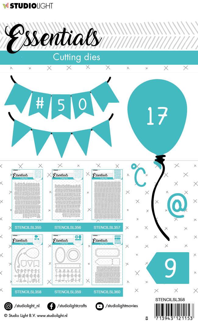 Cutting Die Numbers Essentials nr.358