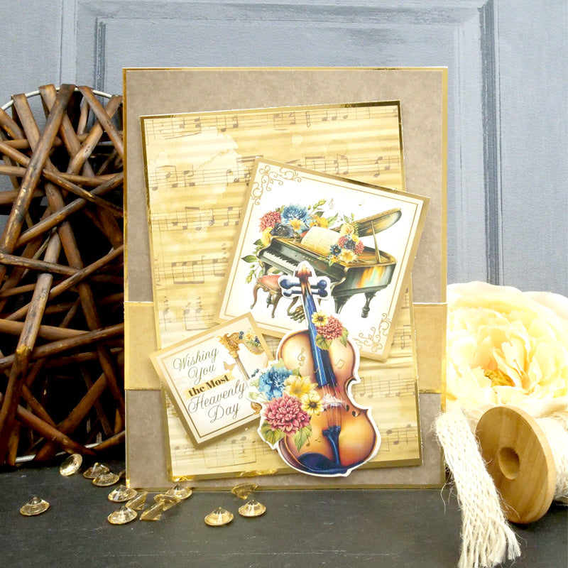 Vintage Melody Stickables A5 Self-Adhesive Papers