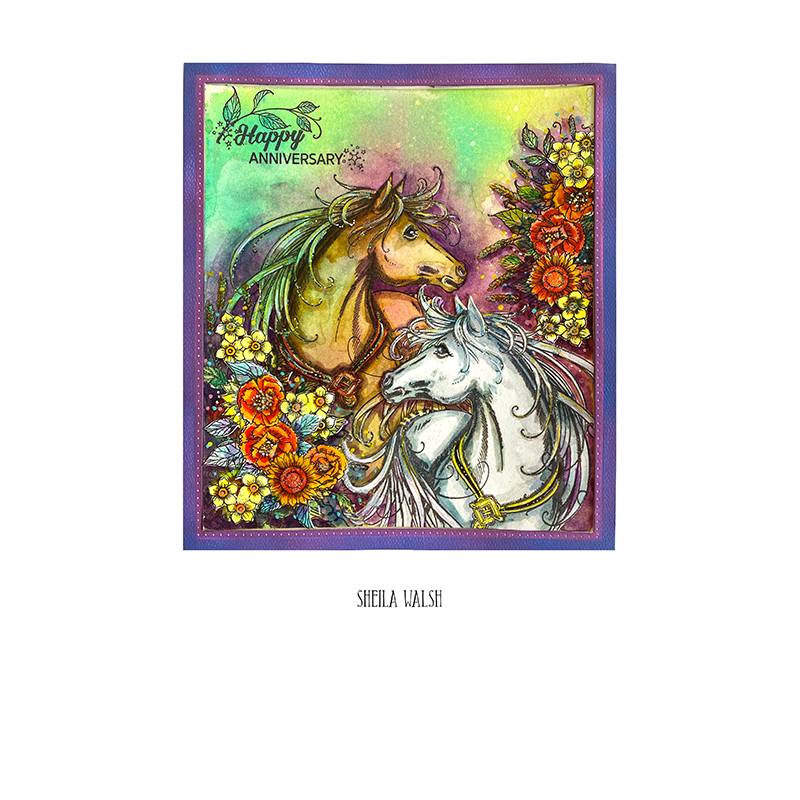 Mustang Harry A5 Clear Stamp Set