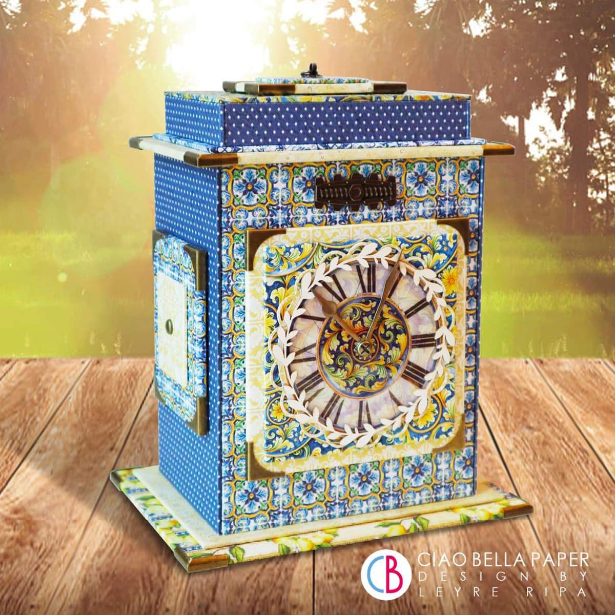 Ciao Bella Sicilia Patterns Pad 12"x12" 8/Pkg