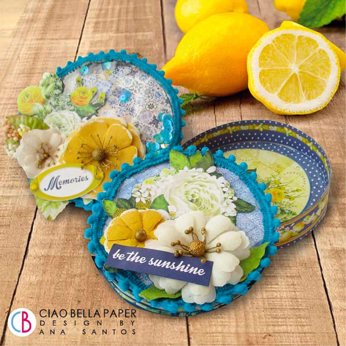 Ciao Bella Sicilia Patterns Pad 12"x12" 8/Pkg