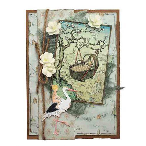 Joy! Crafts Die - Baby And Stork