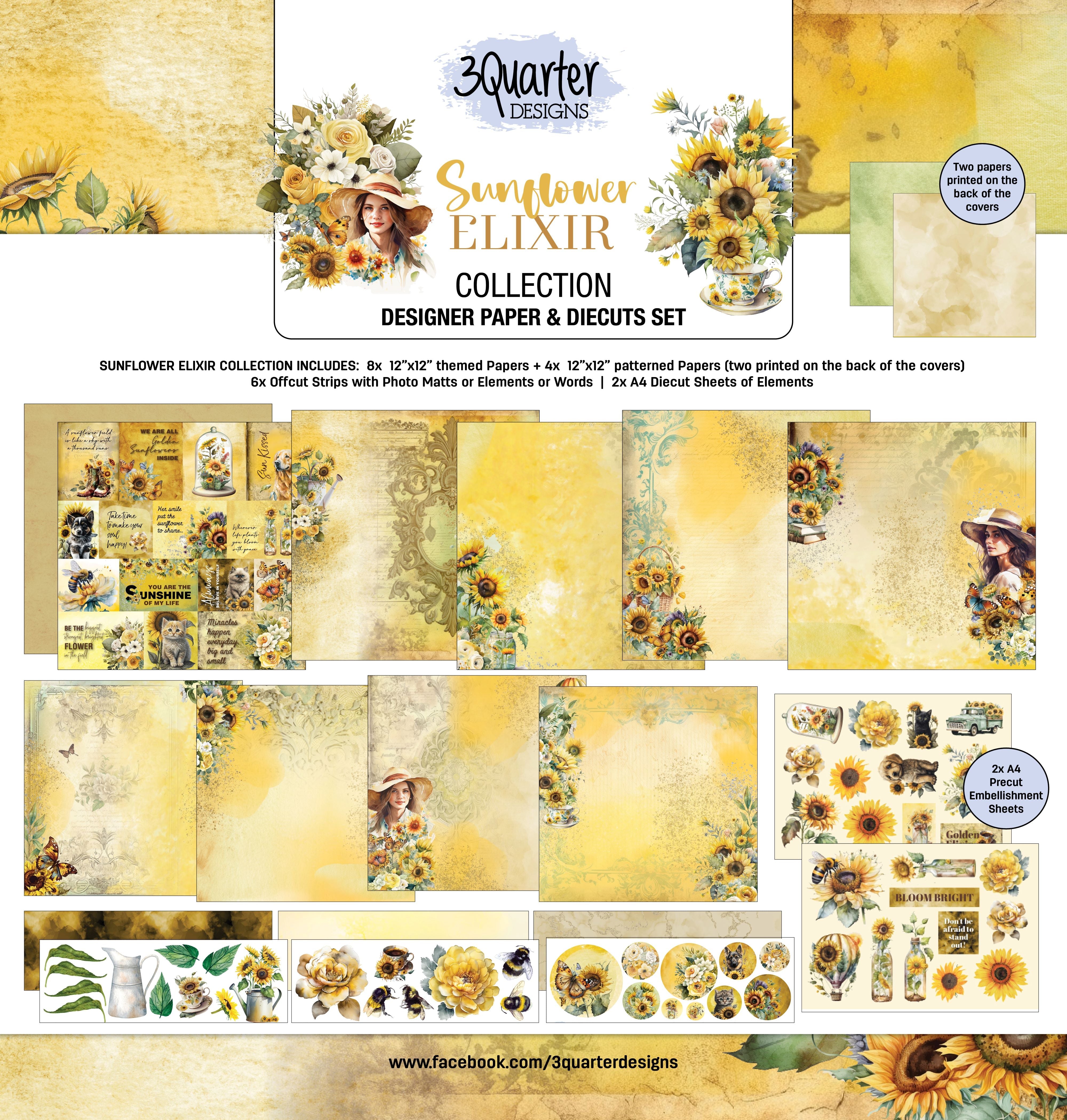 Sunflower Elixir 12x12 Collection Pack