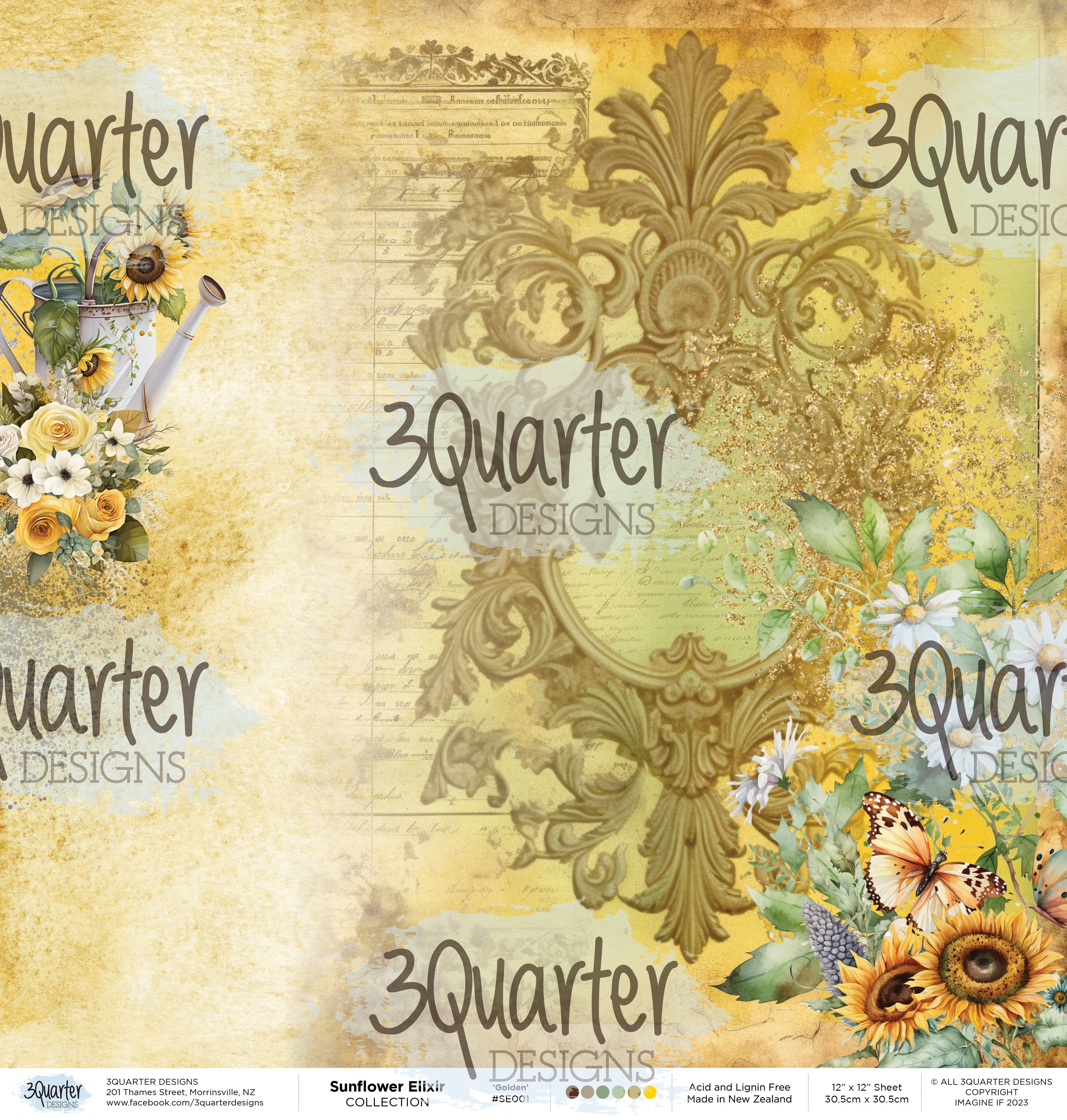 Sunflower Elixir 12x12 Collection Pack