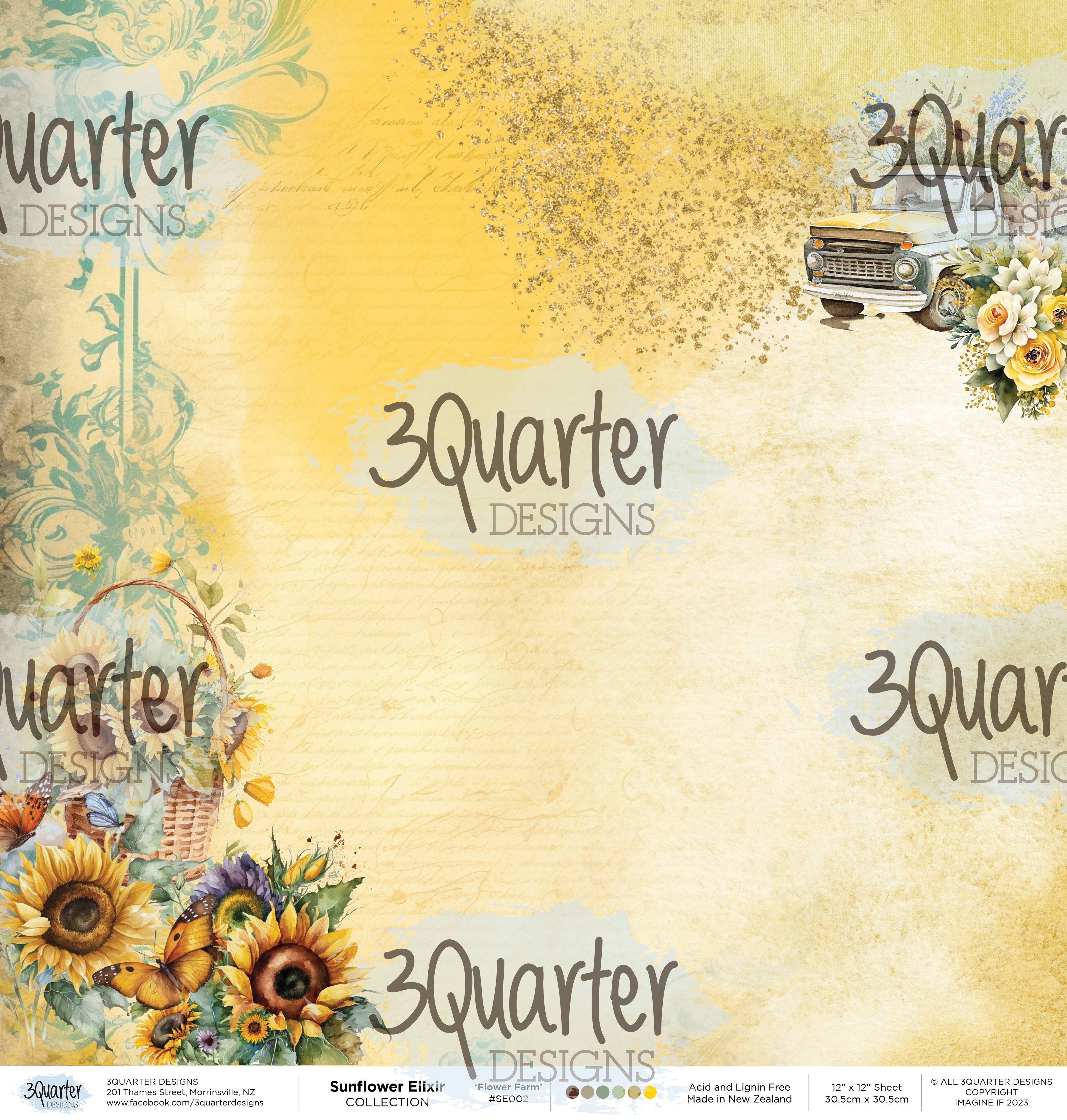 Sunflower Elixir 12x12 Collection Pack