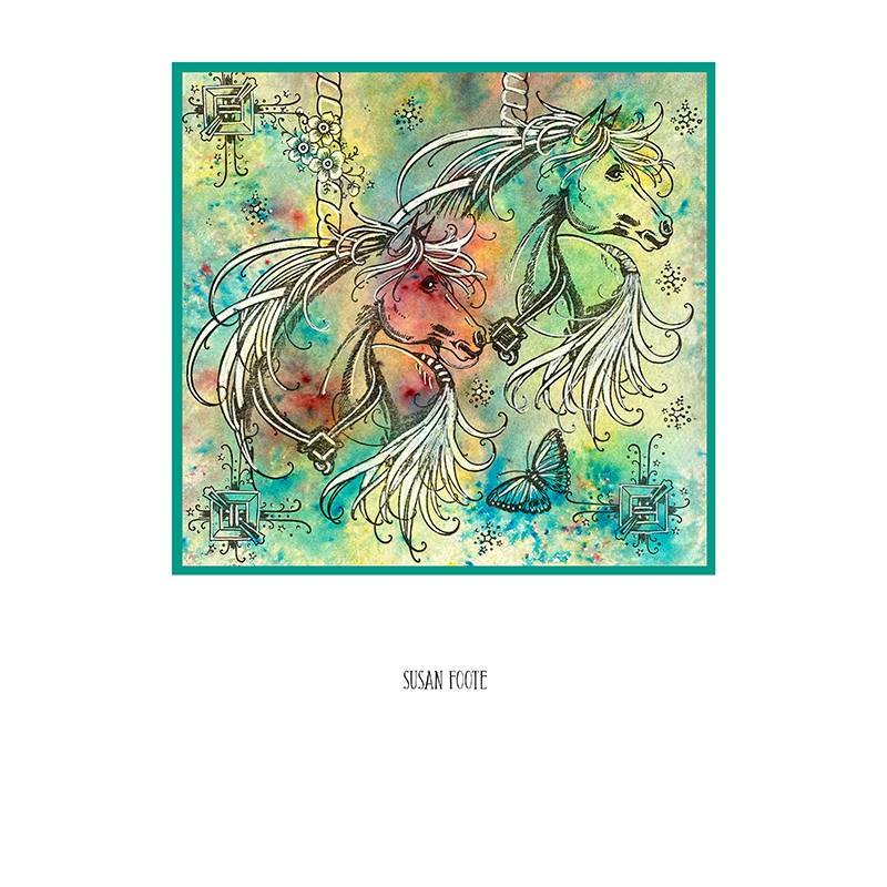 Mustang Harry A5 Clear Stamp Set