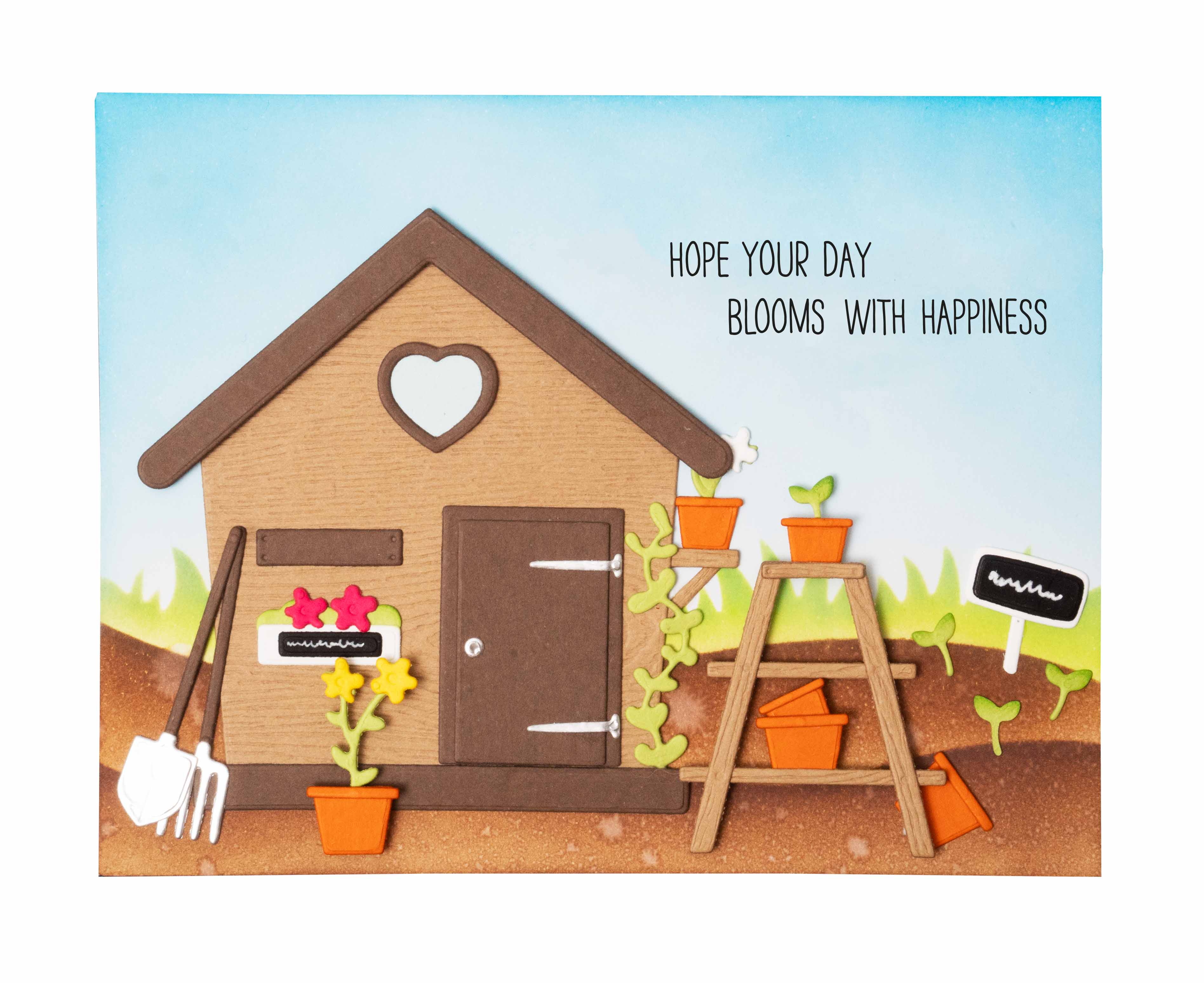 SL Stamp & Cutting Die Bunny Garden Sweet Stories 154x213x1mm 62 PC nr.55