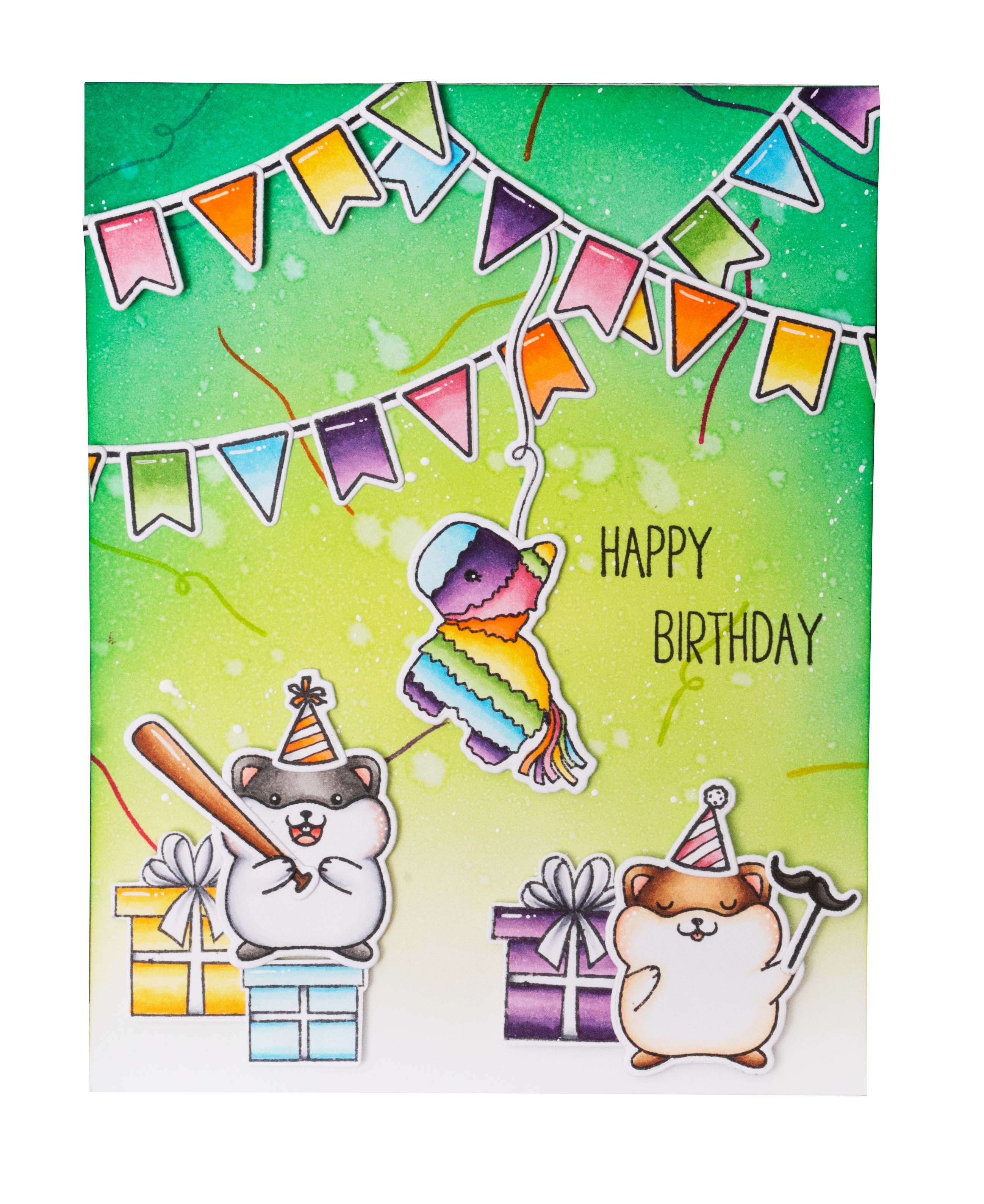 SL Stamp & Cutting Die Tea Party Sweet Stories 154x223x1mm 70 PC nr.56