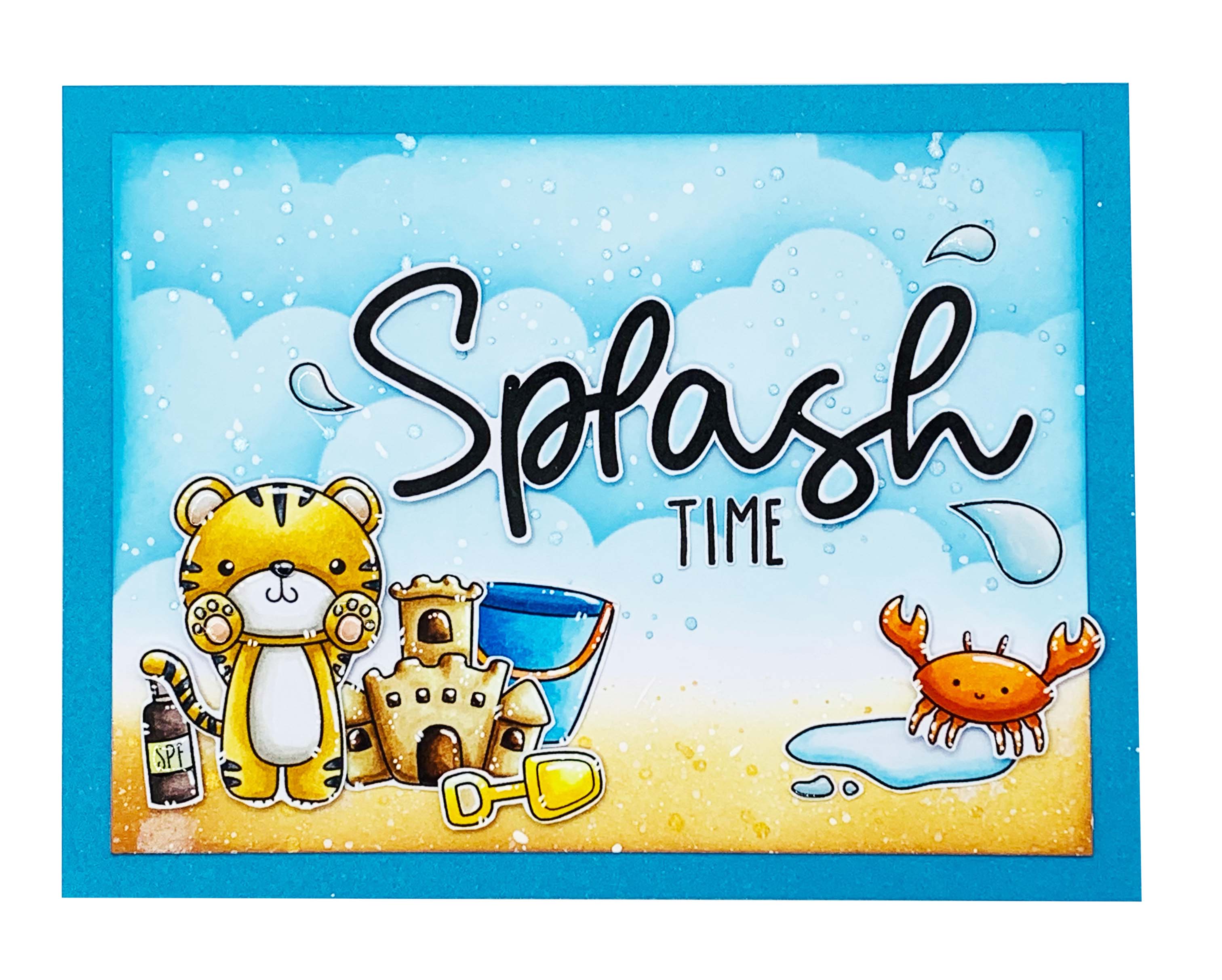 SS Clear Stamp Quotes Large Summer Time Sweet Stories 148x105x3mm 4 PC nr.269