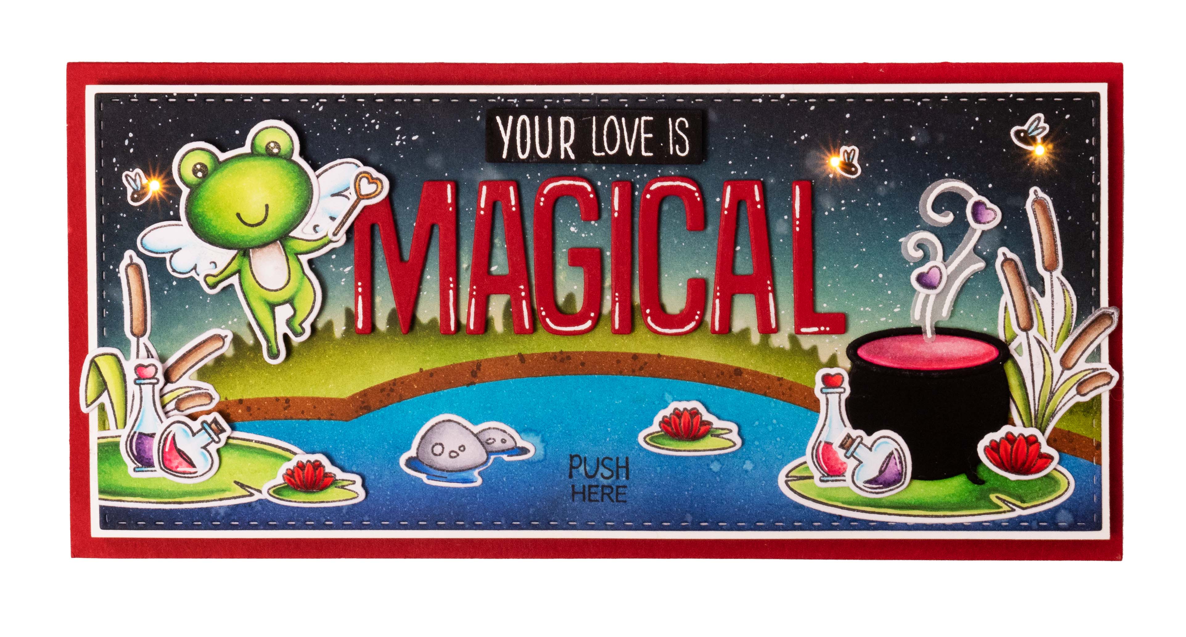 SL Stamp & Cutting Die Toadally In Love Sweet Stories 154x213x1mm 62 PC nr.52