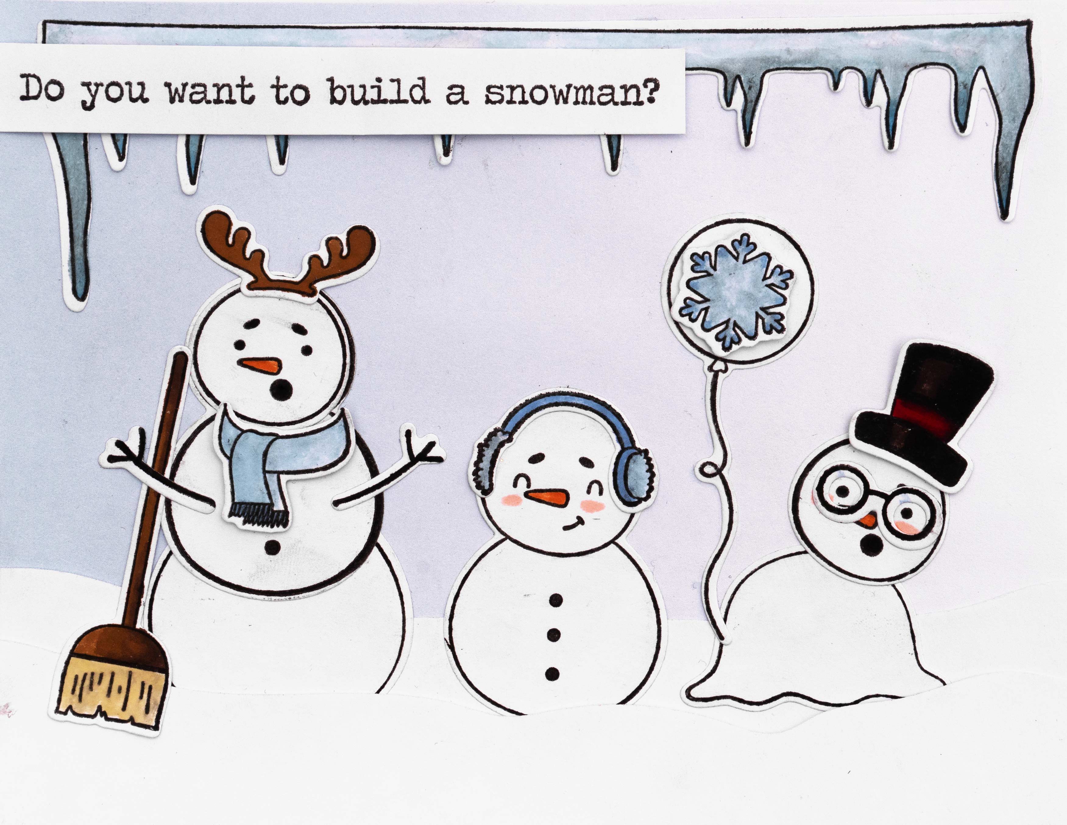 SS Stamp & Cutting Die Snowman Sweet Stories 160x270x1mm 1 PC nr.19