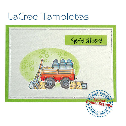 LeCreaDesign Combi Clear Stamp Tractor