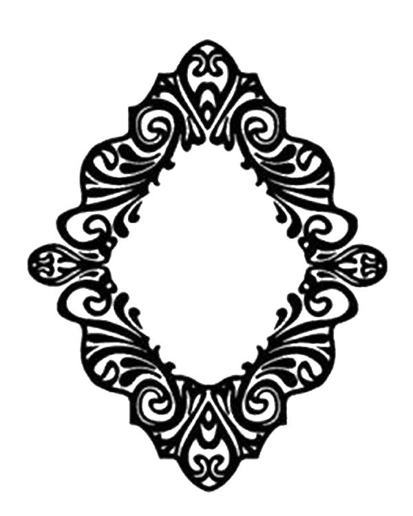 Foam Mounted Cling Stamps - Swirling Surf