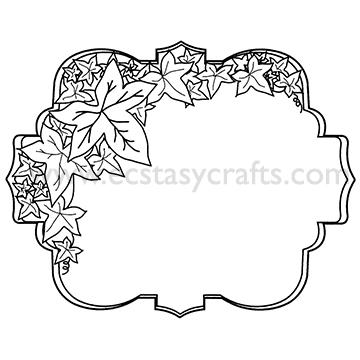 CE Foam Stamps - Florentine Medallion